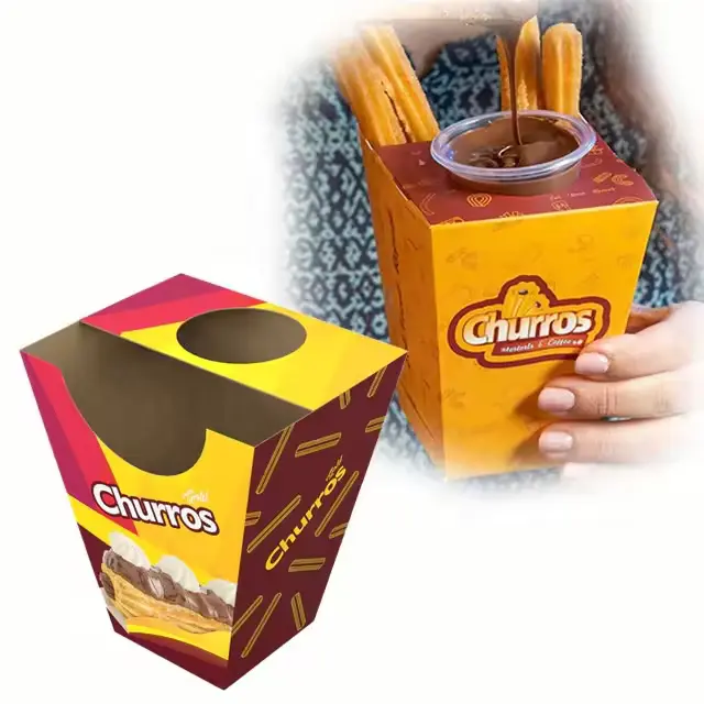 Custom printed Churros Boxes